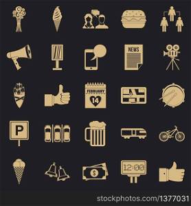 Incident icons set. Simple set of 25 incident vector icons for web for any design. Incident icons set, simple style