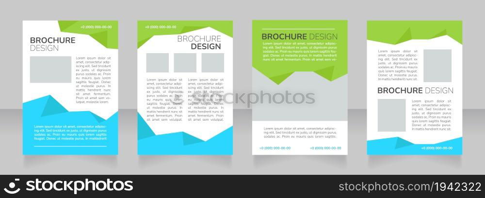 Inclusive student community advertising blank brochure layout design. Vertical poster template set with empty copy space for text. Premade corporate reports collection. Editable flyer paper pages. Inclusive student community advertising blank brochure layout design