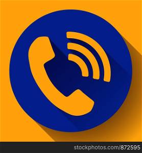 incoming Phone Call vector icon messenger symbol. incoming Phone Call vector icon