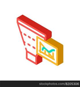increase mqls isometric icon vector. increase mqls sign. isolated symbol illustration. increase mqls isometric icon vector illustration