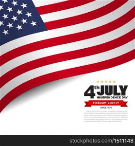 Independce Day Design Element,USA flag pattern background,.Illustratiom EPS10