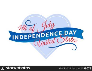 Independence Day celebration flat color vector badge. United States patriotism. US freedom and liberty. Fourth of July event sticker. American holiday patch. US liberty date isolated design element. Independence Day celebration flat color vector badge