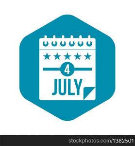 Independence day icon. Simple illustration of independence day vector icon for web. Independence day icon , simple style