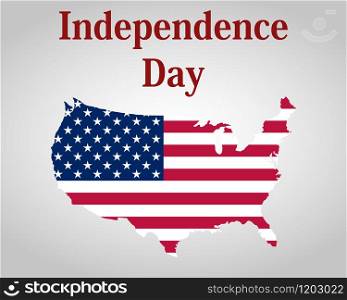 Independence Day in the United States of America vector. Independence Day in the United States of America.