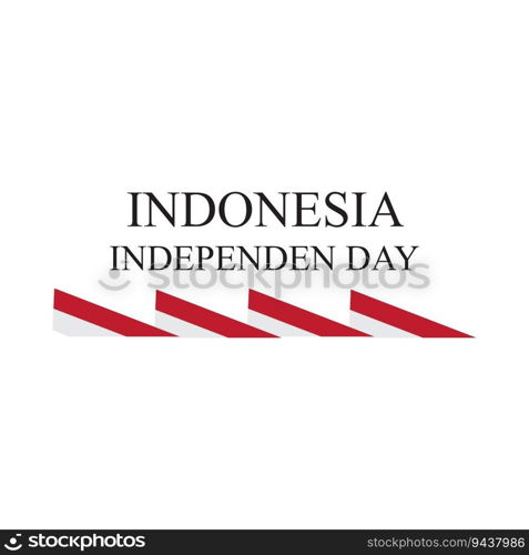 Independence Day of Indonesia vector design template