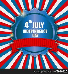 Independence Day Poster Vector Illustration. EPS 10
