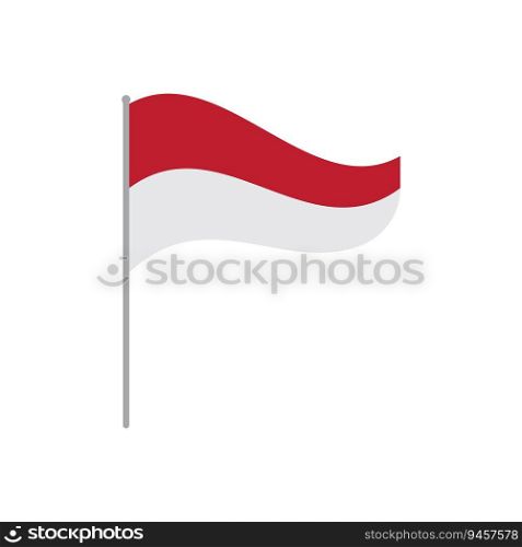 Independence Flag Indonesia logo vector 