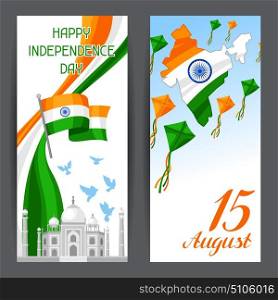 India Independence Day banners. Celebration 15 th of August. India Independence Day banners. Celebration 15 th of August.
