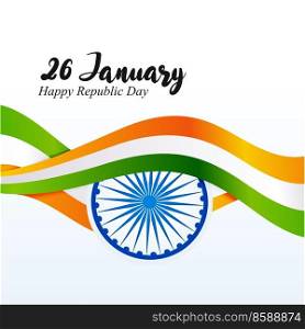 India Republic Day. 26 January Indian Background