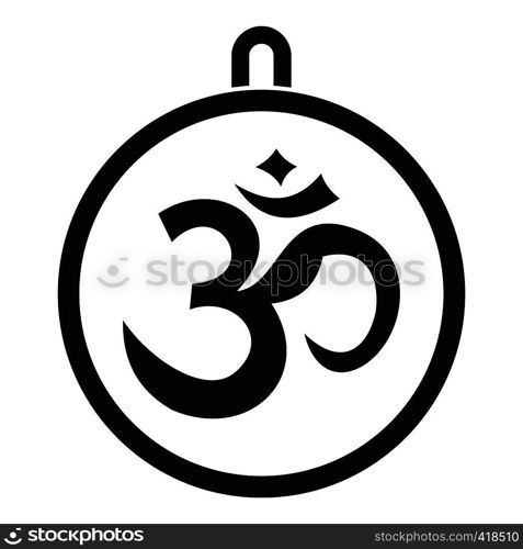 Indian coin icon. Simple illustration of indian coin vector icon for web. Indian coin icon, simple style