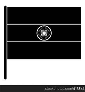 Indian flag icon. Simple illustration of indian flag vector icon for web. Indian flag icon, simple style