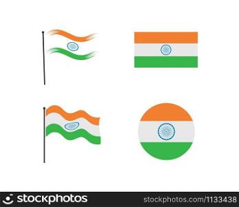 indian flag vector icon illustration design