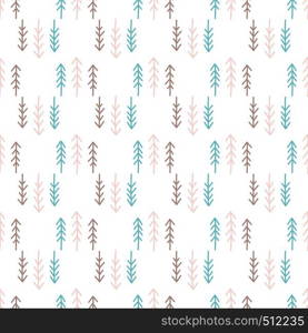 INDIAN FOLK American Native Culture Ethnic Seamless Pattern