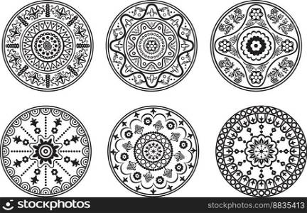 Indian ornament vector image