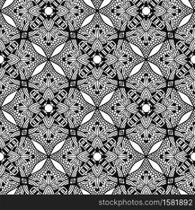 Indian pattern design with unique ornament. Background for textile. Black and white ornamental seamless pattern. Indian pattern design with unique ornament. Background for textile. Black and white ornamental seamless pattern.