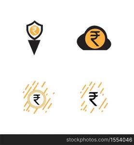 Indian Rupee icon. Indian Rupee sign vector Indian rupee vector icon.