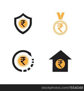 Indian Rupee icon. Indian Rupee sign vector Indian rupee vector icon.