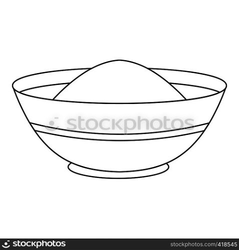 Indian spicy icon. Outline illustration of indian spicy vector icon for web. Indian spicy icon, outline style