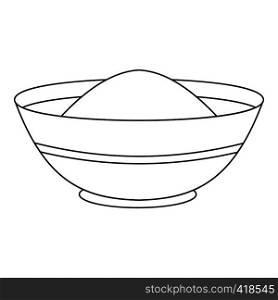 Indian spicy icon. Outline illustration of indian spicy vector icon for web. Indian spicy icon, outline style