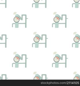 Indicator pattern seamless background texture repeat wallpaper geometric vector. Indicator pattern seamless vector