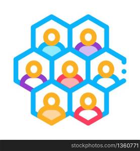 individuality of each person icon vector. individuality of each person sign. color symbol illustration. individuality of each person icon vector outline illustration