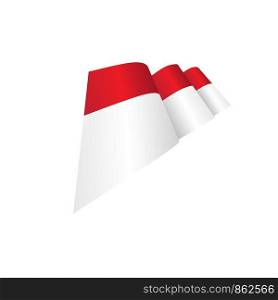 indonesia flag vector illustration design template