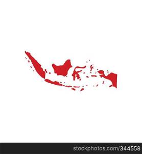 indonesia map logo icon vector symbol