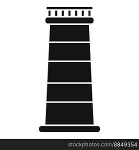 Industrial chimney icon simple vector. Smoke brick. Stack pipe. Industrial chimney icon simple vector. Smoke brick