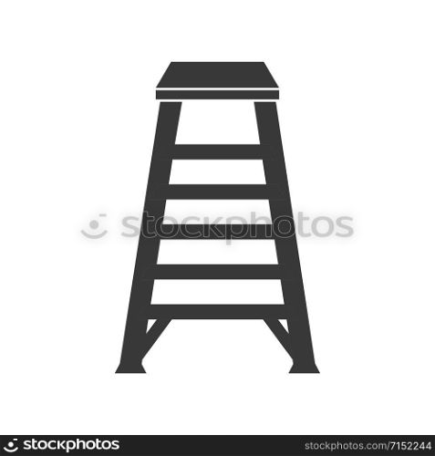 Industrial ladder icon in vector