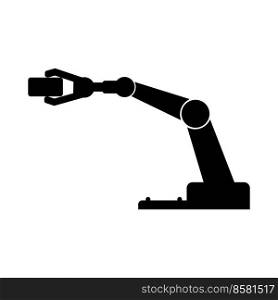 industrial robot icon vector illustration symbol design