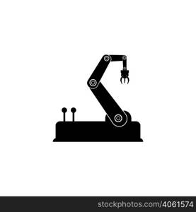 industrial robots icon vector design template