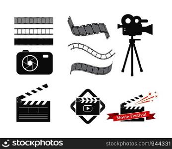 industry film logo icon element vector illustration design