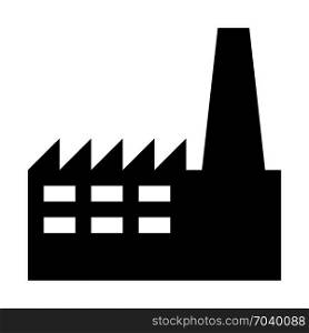 Industry - Production of goods, icon on isolated background