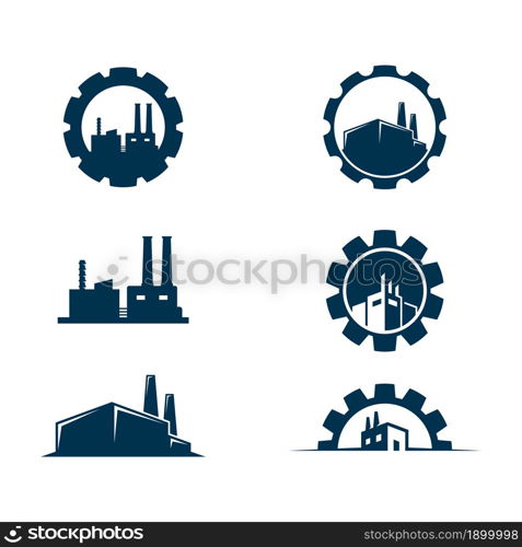 industry Vector icon design illustration Template