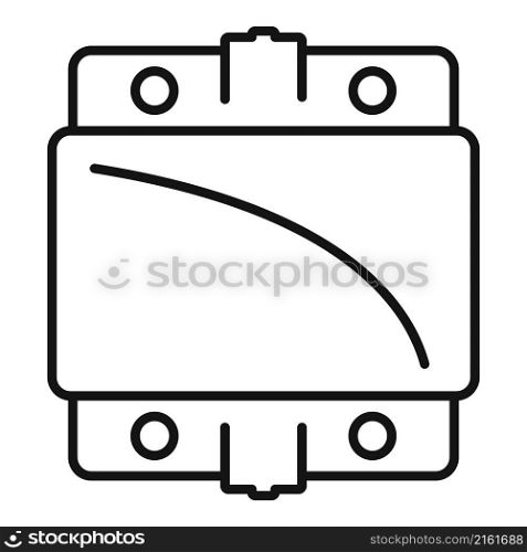 Industry voltage regulator icon outline vector. Power stabilizer. Electric diode. Industry voltage regulator icon outline vector. Power stabilizer