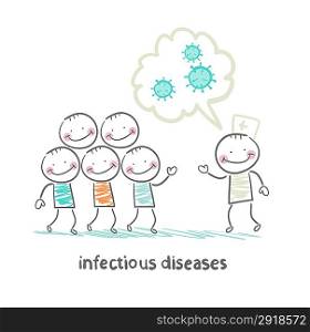 infectious diseases talks about the infection to humans