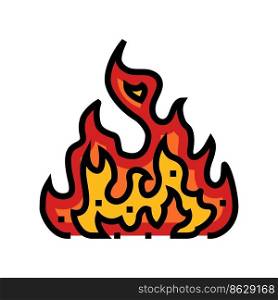 inferno color icon vector. inferno sign. isolated symbol illustration. inferno color icon vector illustration