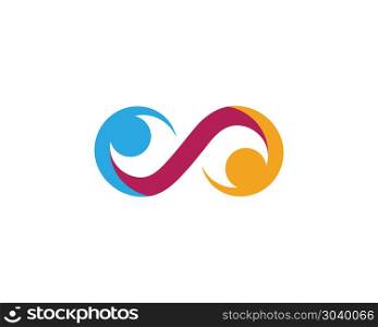 infinity Adoption and Community care Logo. infinity Adoption and Community care Logo template vector icon