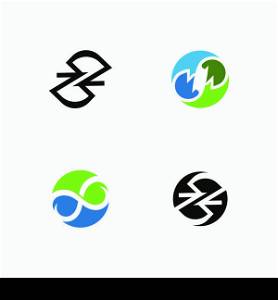 Infinity business icon and symbol template