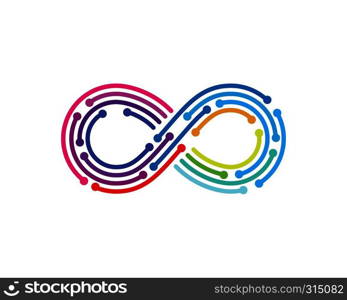 Infinity Design,Infinity logo Vector icon template