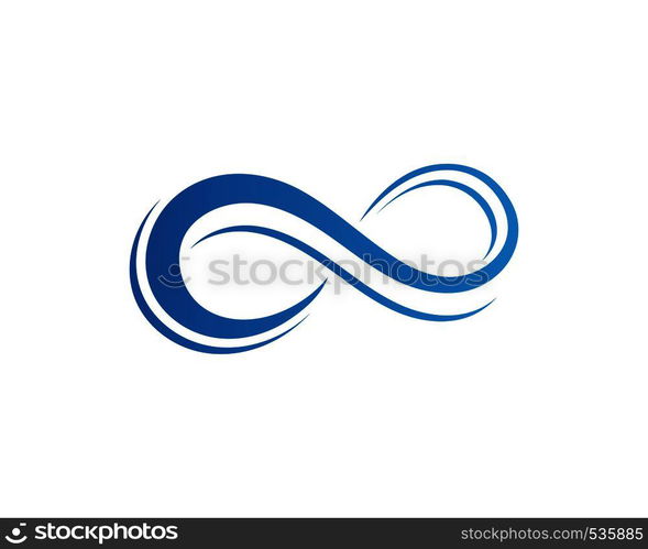 Infinity Design Vector icon illustration Logo template design