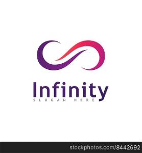 Infinity Design Vector icon illustration Logo template design