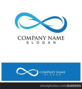 Infinity Design Vector icon illustration Logo template design