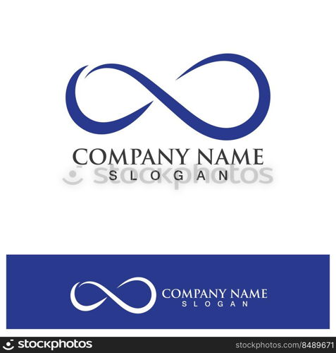 Infinity Design Vector icon illustration Logo template design