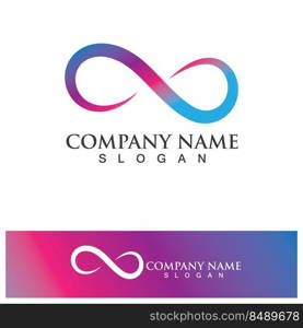 Infinity Design Vector icon illustration Logo template design