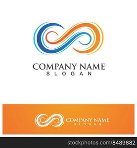 Infinity Design Vector icon illustration Logo template design