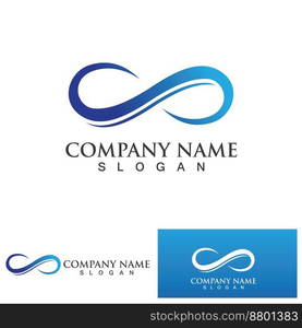 Infinity Design Vector icon illustration Logo template design