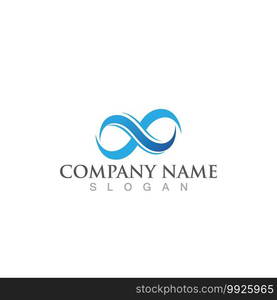 Infinity Design Vector icon illustration Logo template design