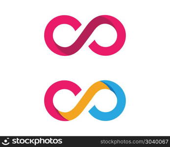 Infinity Design Vector icon. Infinity Design Vector icon illustration Logo template design
