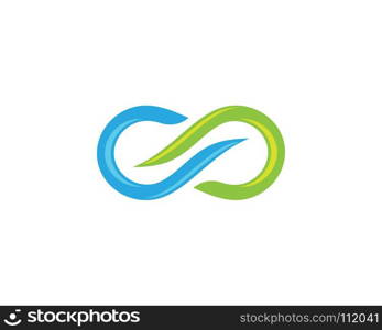 Infinity Design Vector illustration Logo template